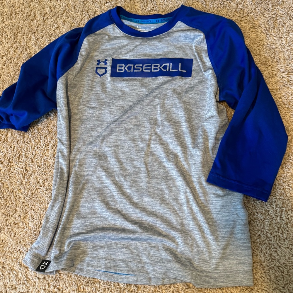 Large baseball 3/4 sleeve shirt